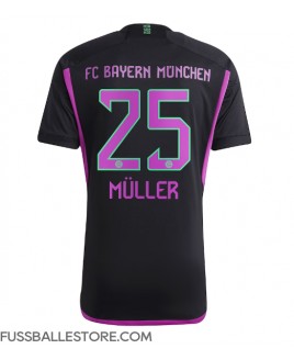 Günstige Bayern Munich Thomas Muller #25 Auswärtstrikot 2023-24 Kurzarm